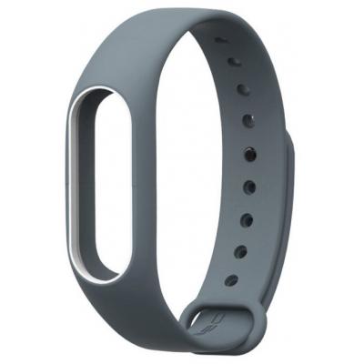 Ремінець до фітнес браслета Xiaomi Mi Band 2 Gray/White (Р28608) - зображення 1