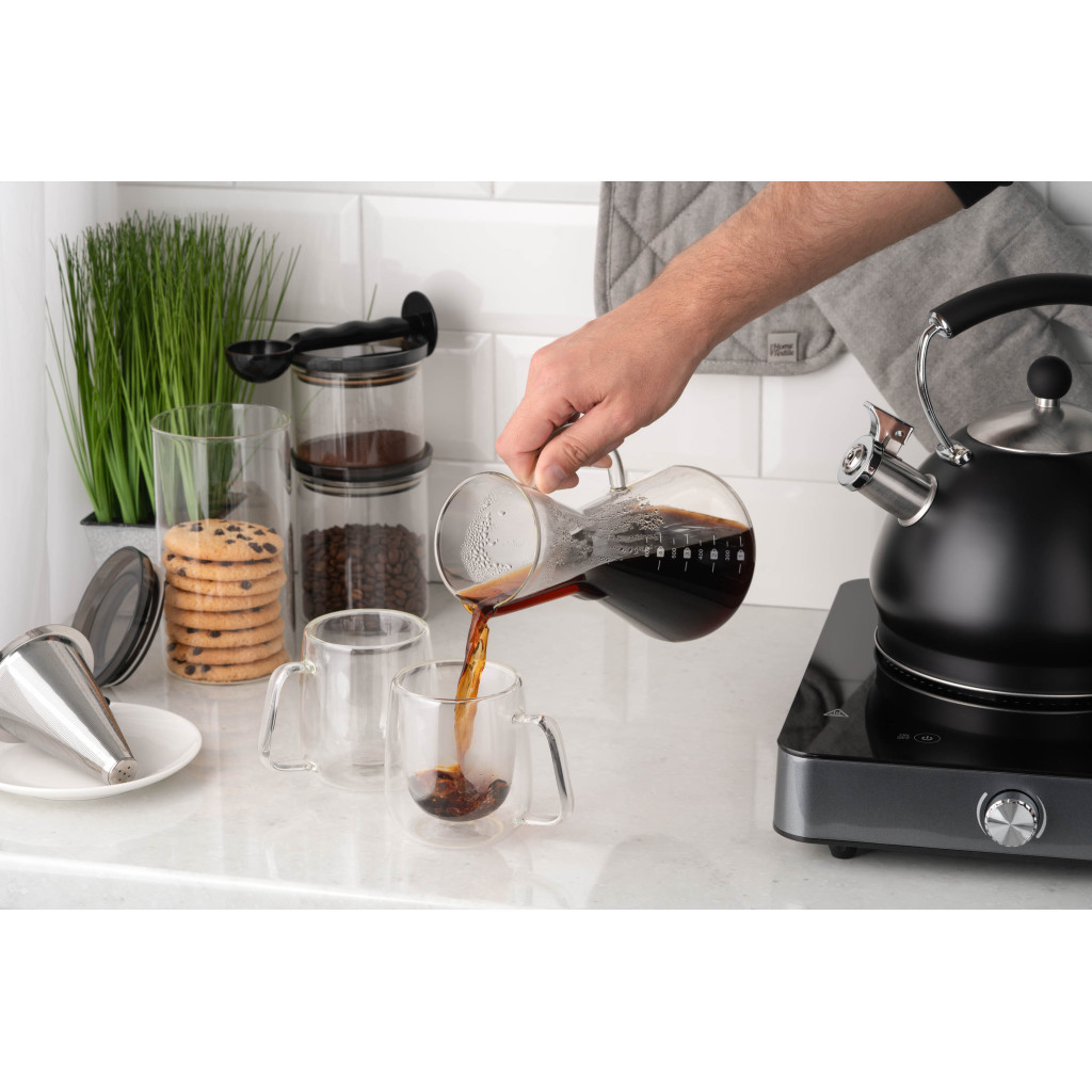 Заварник Ardesto Кемекс для кави Black Mars 600 мл (AR0706CM) - зображення 6