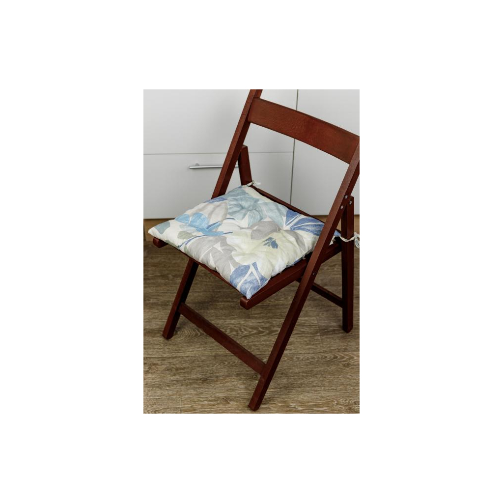 Подушка на стілець Прованс Блакитні Квіти 40х40 см (4823093449718) - зображення 4