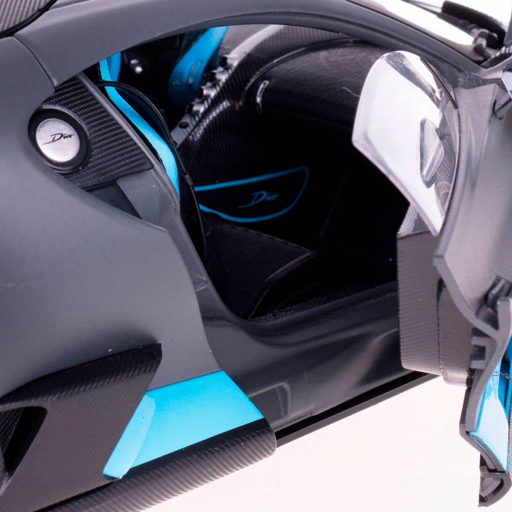 Машина Bburago Bugatti Divo Темно-сіра 118 (18-11045DG) - зображення 6