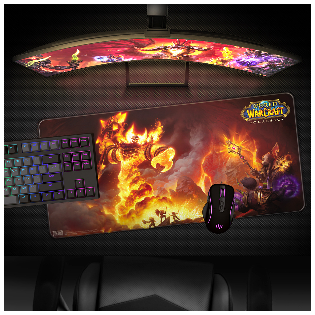 Килимок для мишки Blizzard World of WarCraft Classic Ragnaros 0 XL (FBLMPWOWRAGNA21XL) - зображення 3