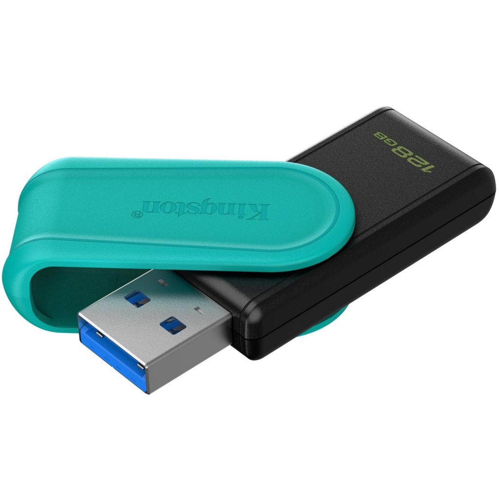 USB флеш накопичувач Kingston 128GB DataTraveler Exodia S Black/Turquoise USB 3.2 (DTXS/128GB) - зображення 2