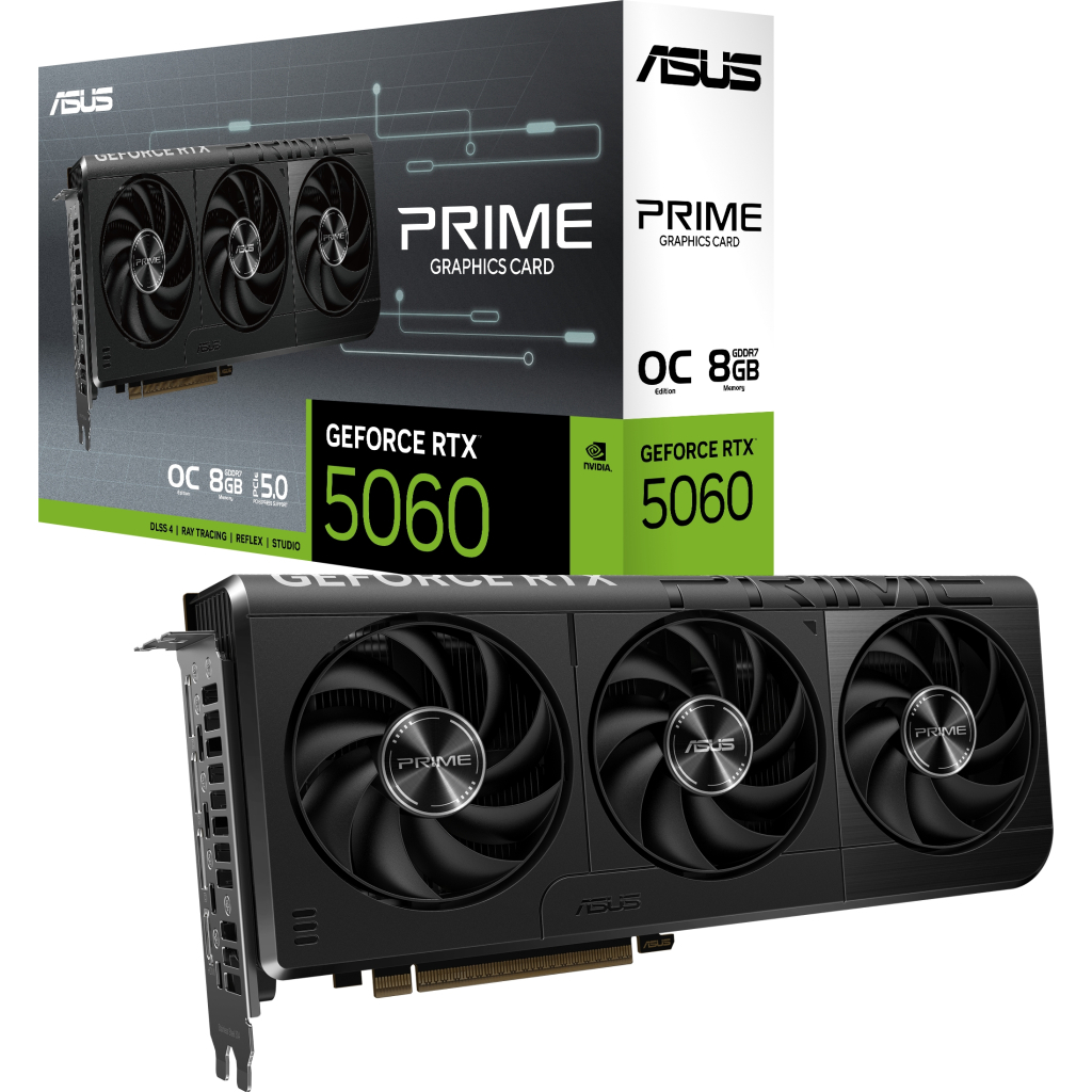 Відеокарта ASUS GeForce RTX5060 8Gb PRIME OC (PRIME-RTX5060-O8G) - зображення 10