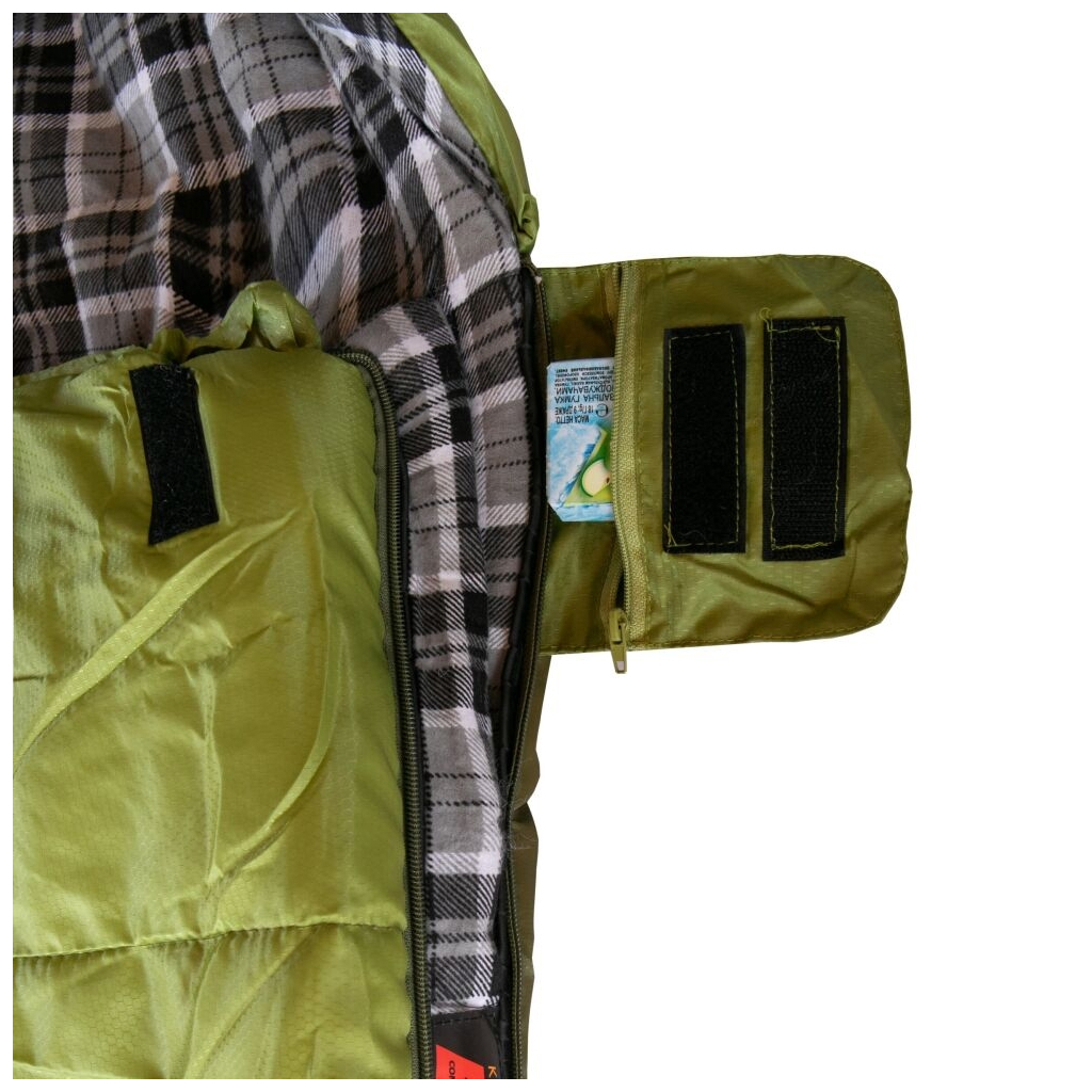 Спальний мішок Tramp Kingwood Long Olive/Grey R (UTRS-053L-R) - зображення 5