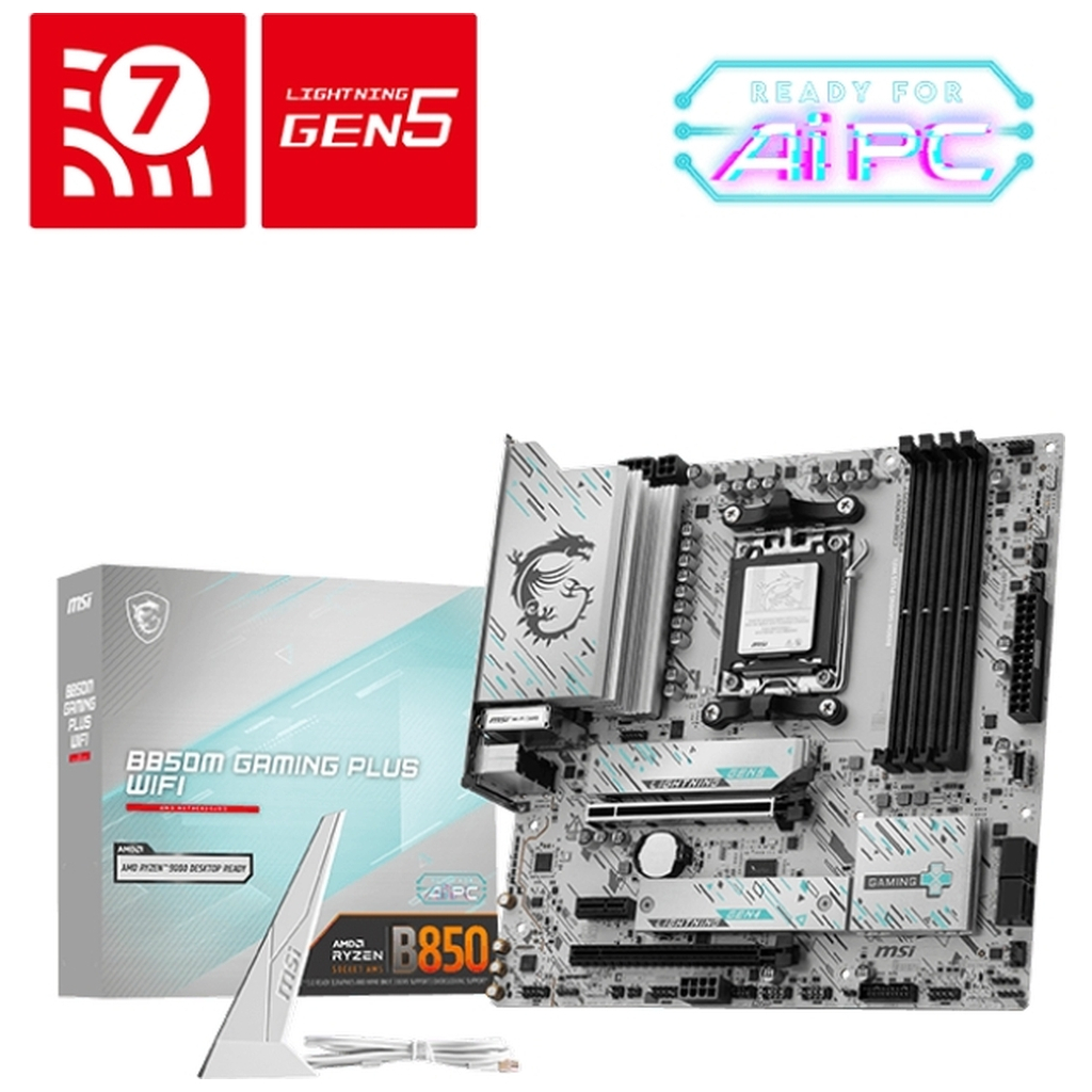 Материнська плата MSI B850M GAMING PLUS WIFI - зображення 5