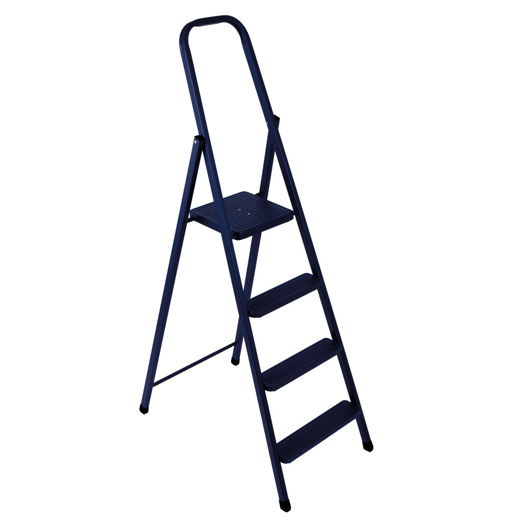 Драбина Eurogold STEEL HOME.214 BLUE (ЕГ-214 BLUE) - зображення 1