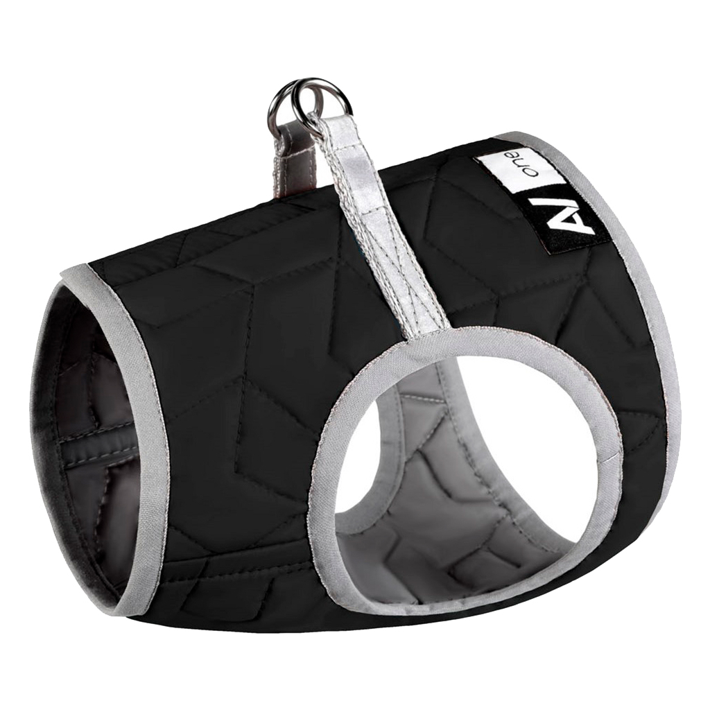 Шлея для собак Airy Vest ONE S2 46-50 см чорна (29421) - зображення 1