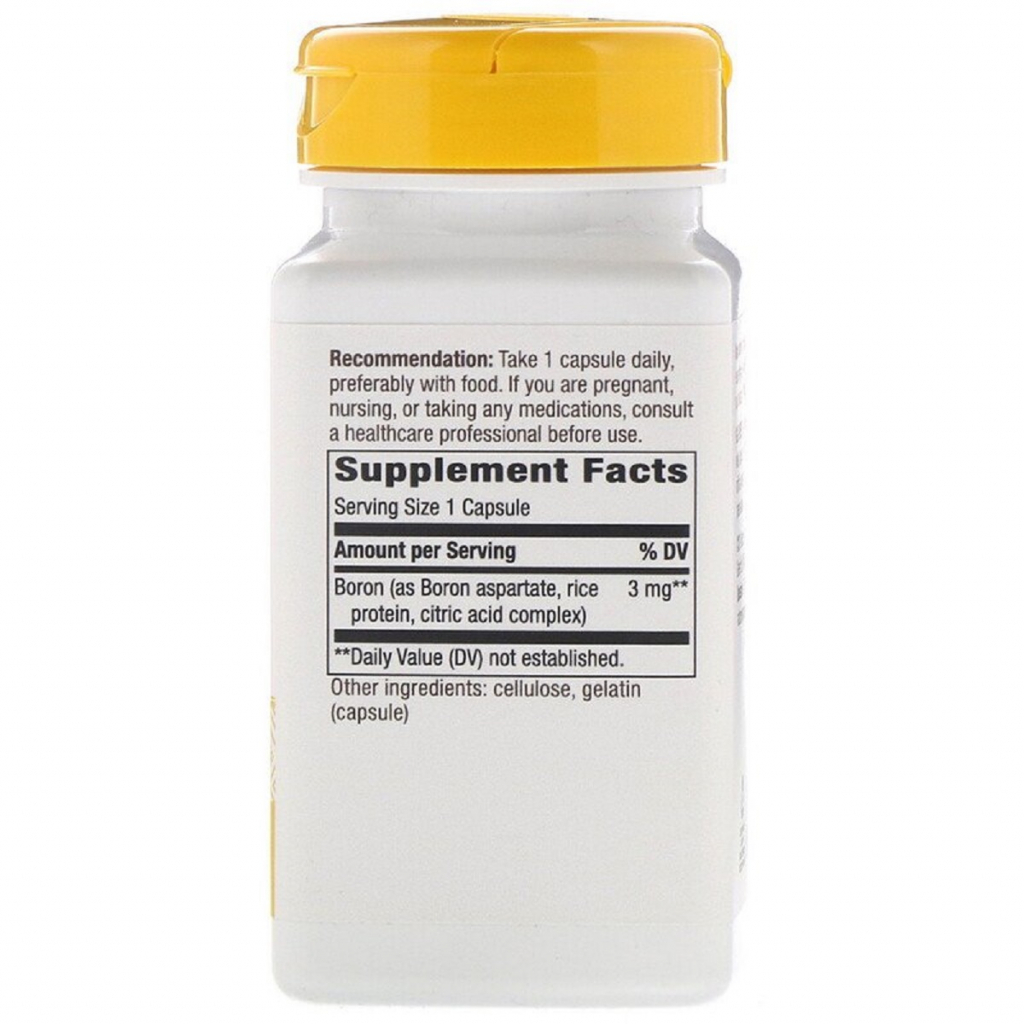 Мінерали Nature's Way Бор, 3 мг, Boron Complex, 100 капсул (NWY-41101) - зображення 2