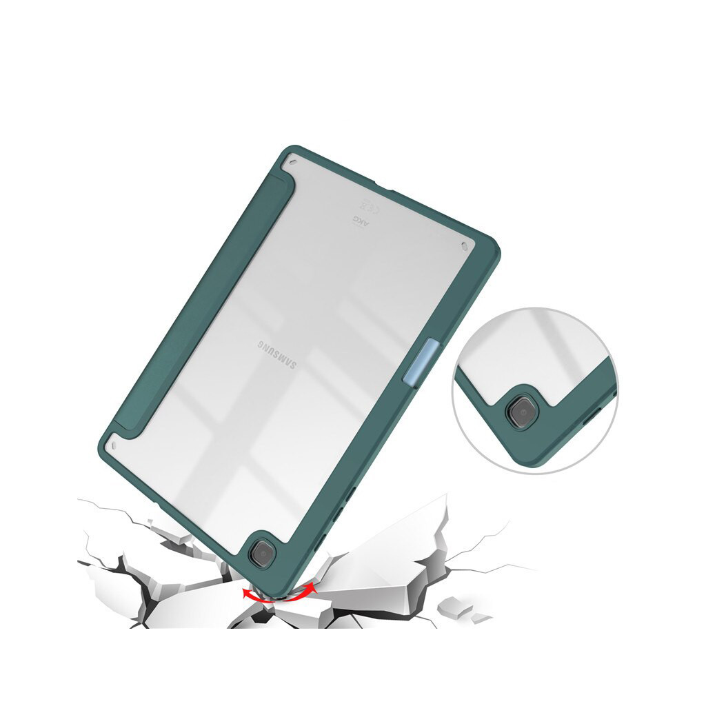 Чохол до планшета BeCover Soft Edge Pencil Mount Samsung Galaxy Tab S6 Lite 10.4 P610/P613/P615/P619 Dark Green (708353) - зображення 4