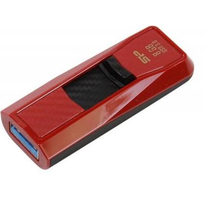 USB флеш накопичувач Silicon Power 8GB Blaze B50 Red USB 3.0 (SP008GBUF3B50V1R) - зображення 4