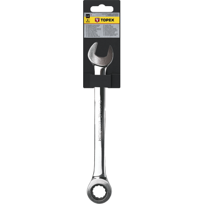 Ключ Topex комбінований з тріскачкою, 13 х 180 мм (35D743) - зображення 2