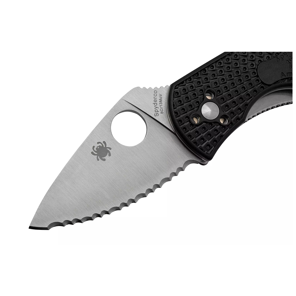 Ніж Spyderco Ambitious Serrated Black (C148SBK) - зображення 3