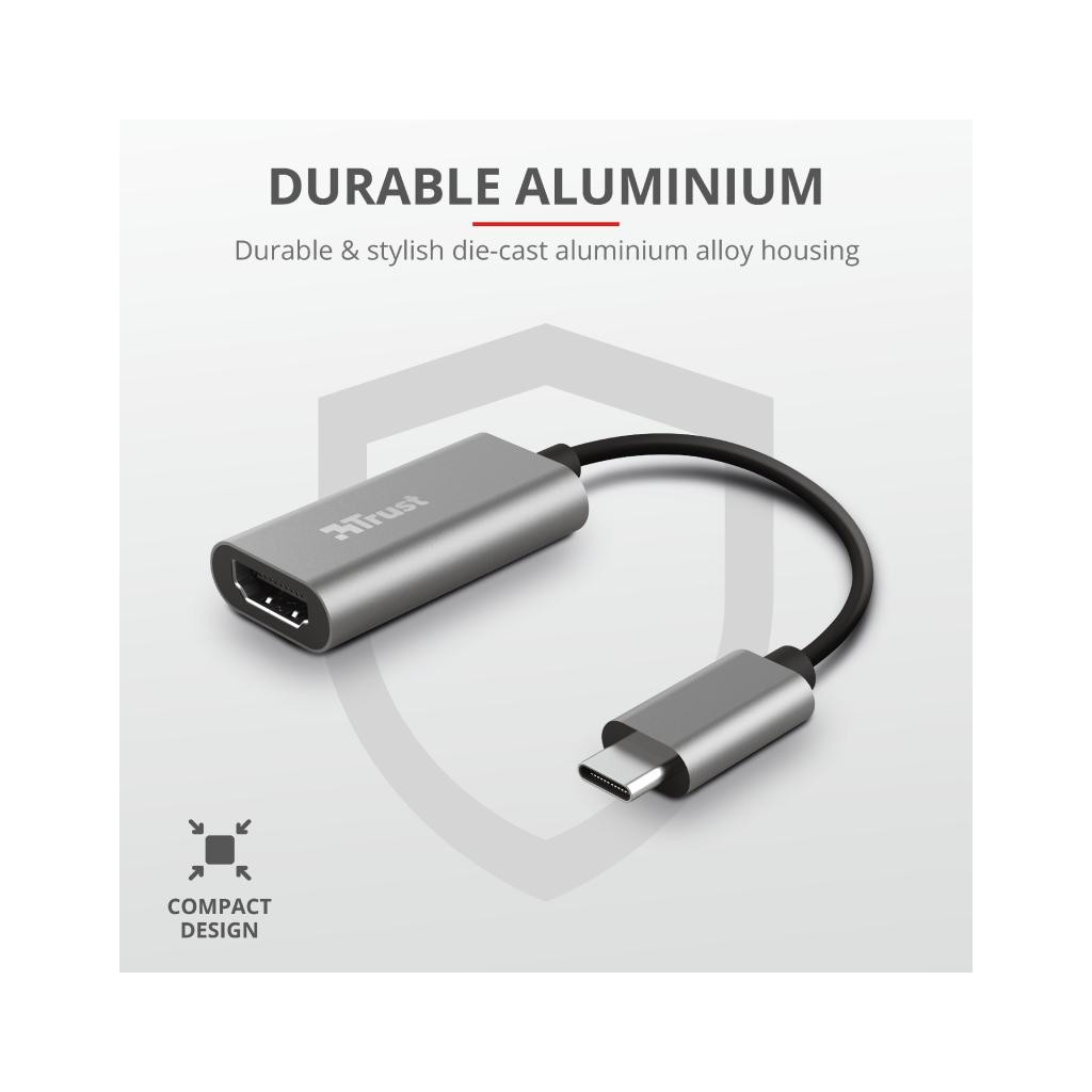 Перехідник Trust USB-C to HDMI Adapter (23774) - изображение 8