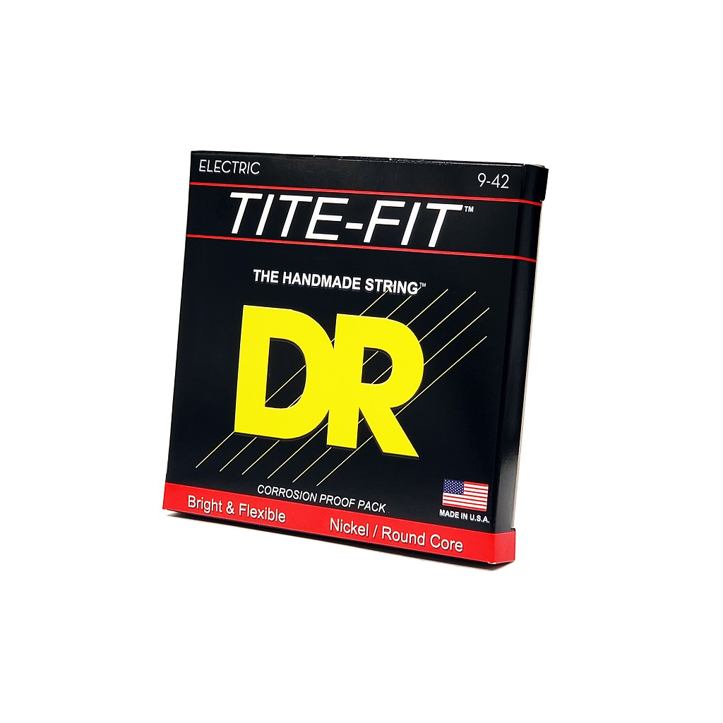 Струни для гітари DR Strings TITE-FIT Electric - Light (09-42) (LT-9) - зображення 2