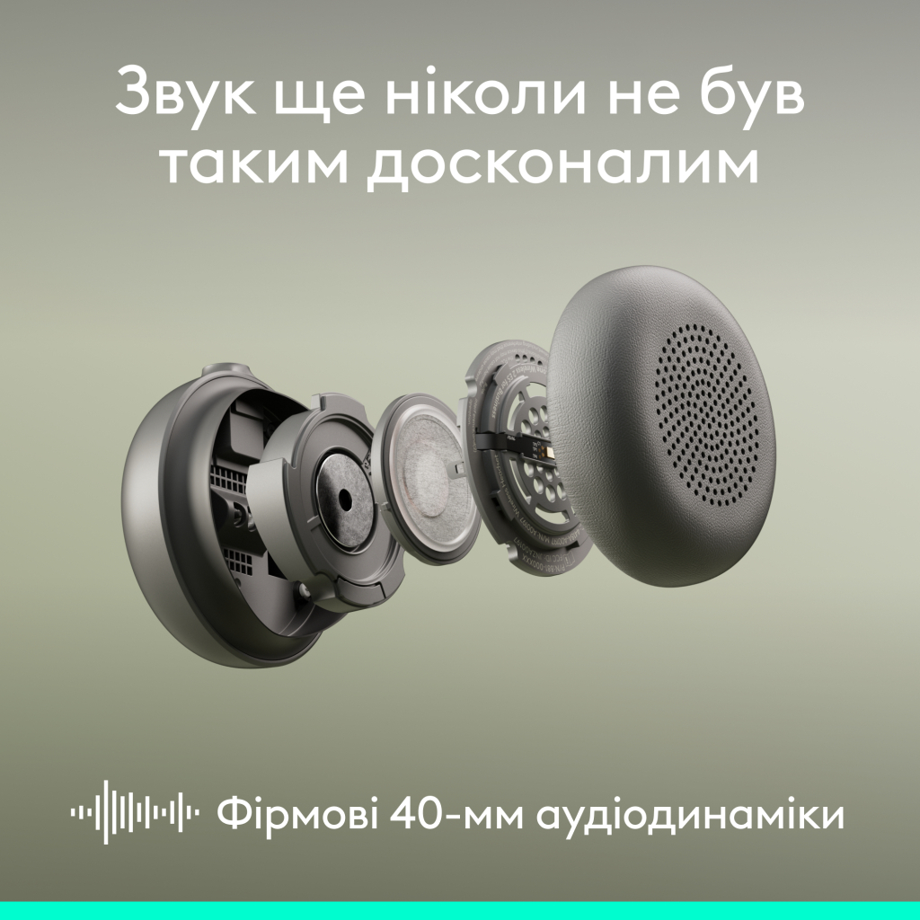 Навушники Logitech Zone Wireless 2 ES Graphite (981-001503) - зображення 3