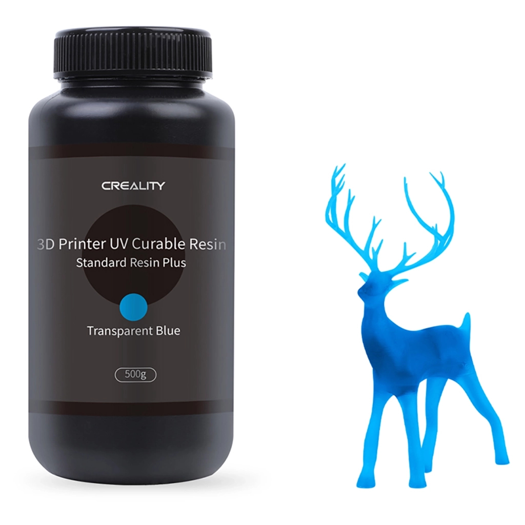 Фотополімерна смола Creality Resin, LCD Standard Plus 500г, blue, transparent (3302020083) - зображення 1