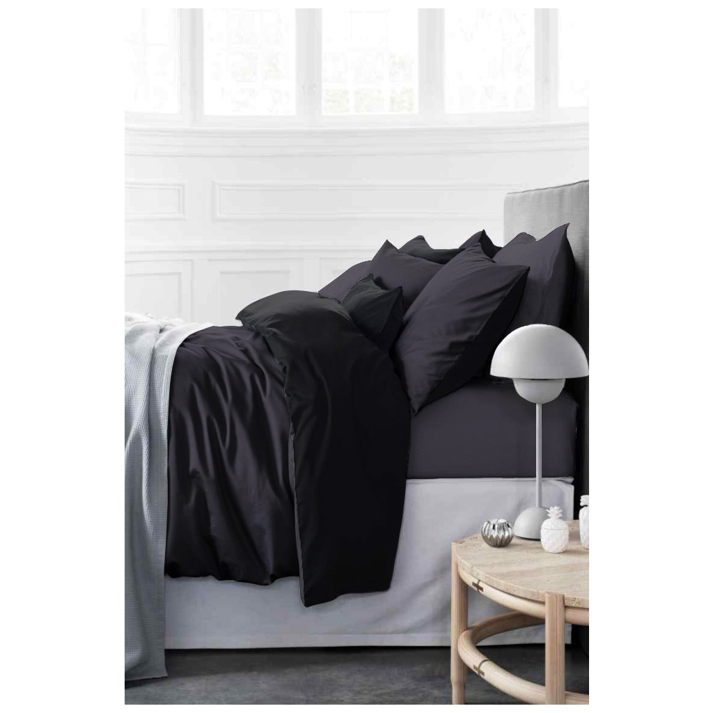 Постільна білизна MirSon Сатин Premium Black Diamond 0240+0055 160х220 (2200001479234) - зображення 1