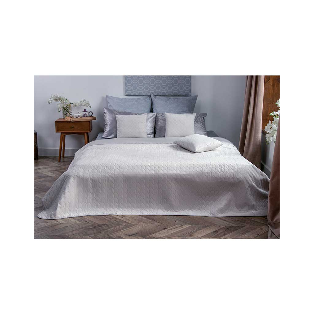 Покривало Руно двостороннє декоративне Velour Ice 180х220 см (340.55_Ice) - изображение 1