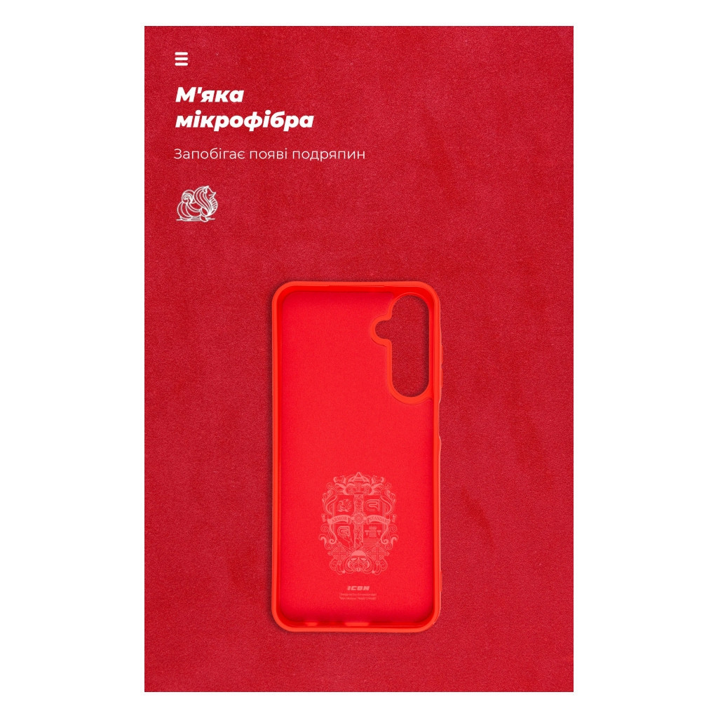 Чохол до мобільного телефона Armorstandart ICON Case Samsung A25 5G (A256) Red (ARM69658) - зображення 4