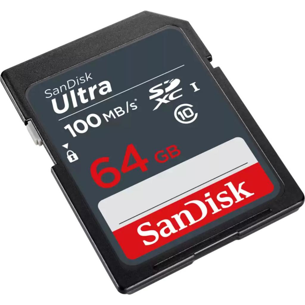 Карта пам'яті SanDisk 64GB SDXC class 10 UHS-1 (SDSDUNR-064G-GN3IN) - зображення 2