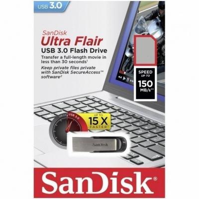 USB флеш накопичувач SanDisk 256GB Ultra Flair USB 3.0 (SDCZ73-256G-G46) - зображення 5
