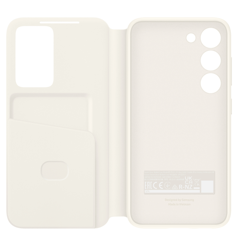 Чохол до мобільного телефона Samsung Galaxy S23 Smart View Wallet Case Cream (EF-ZS911CUEGRU) - зображення 2