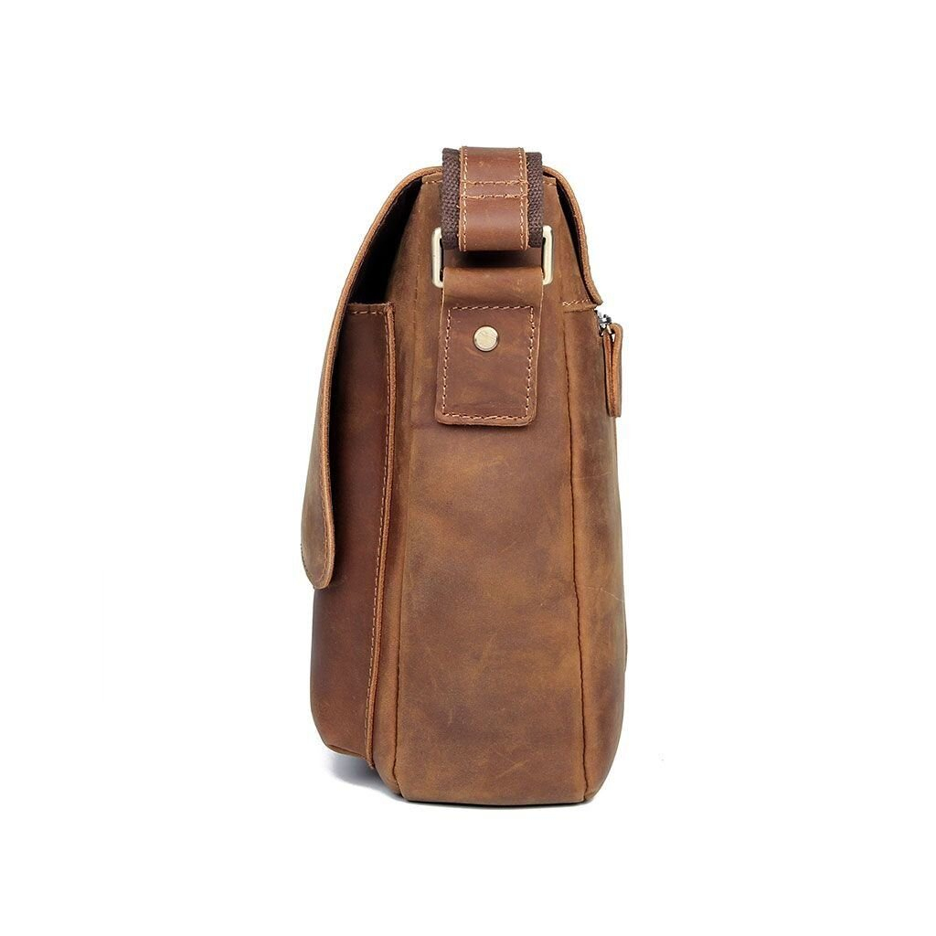 Сумка Vintage Шкіряна чоловіча Коричнева (20206) - зображення 6