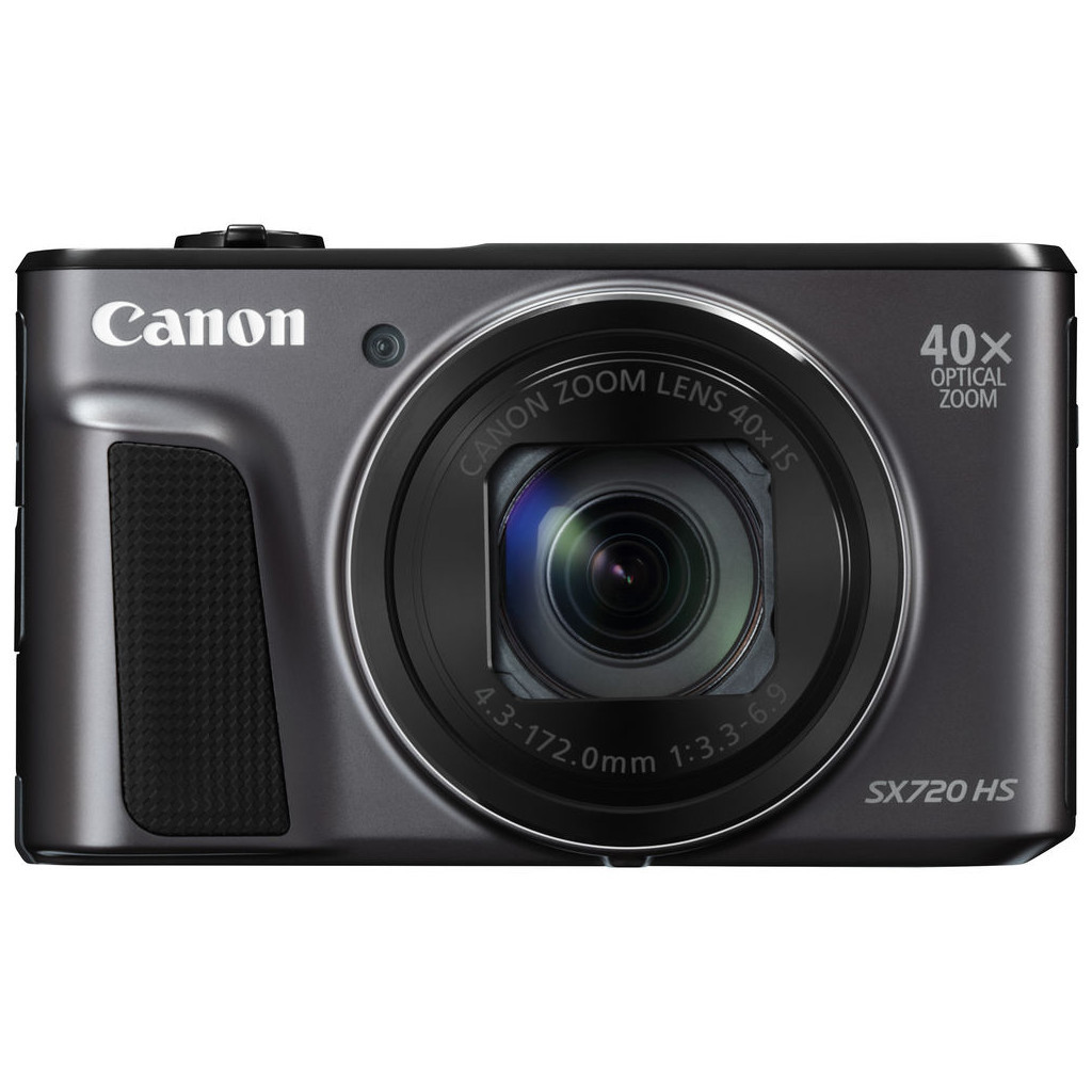 Цифровий фотоапарат Canon PowerShot SX720HS Black (1070C015AA) - зображення 2