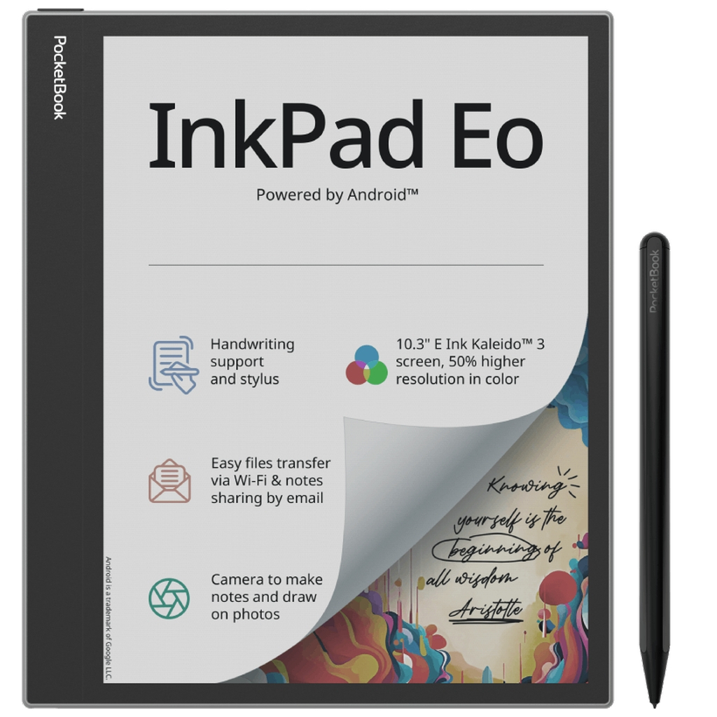 Електронна книга Pocketbook 1042 InkPad Eo, Mist Grey (PB1042-M-CIS) - зображення 1