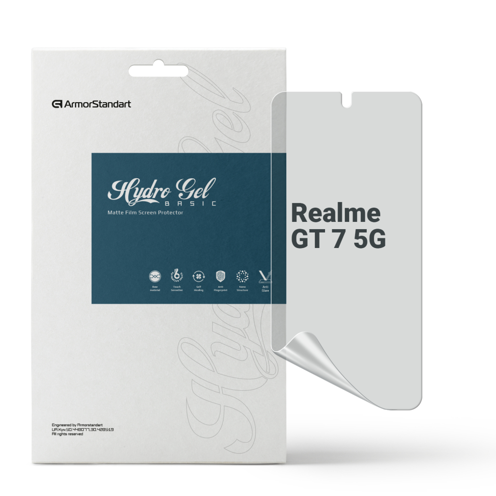 Плівка захисна Armorstandart Hydrogel Matte Realme GT 7 5G (ARM83943) - зображення 1