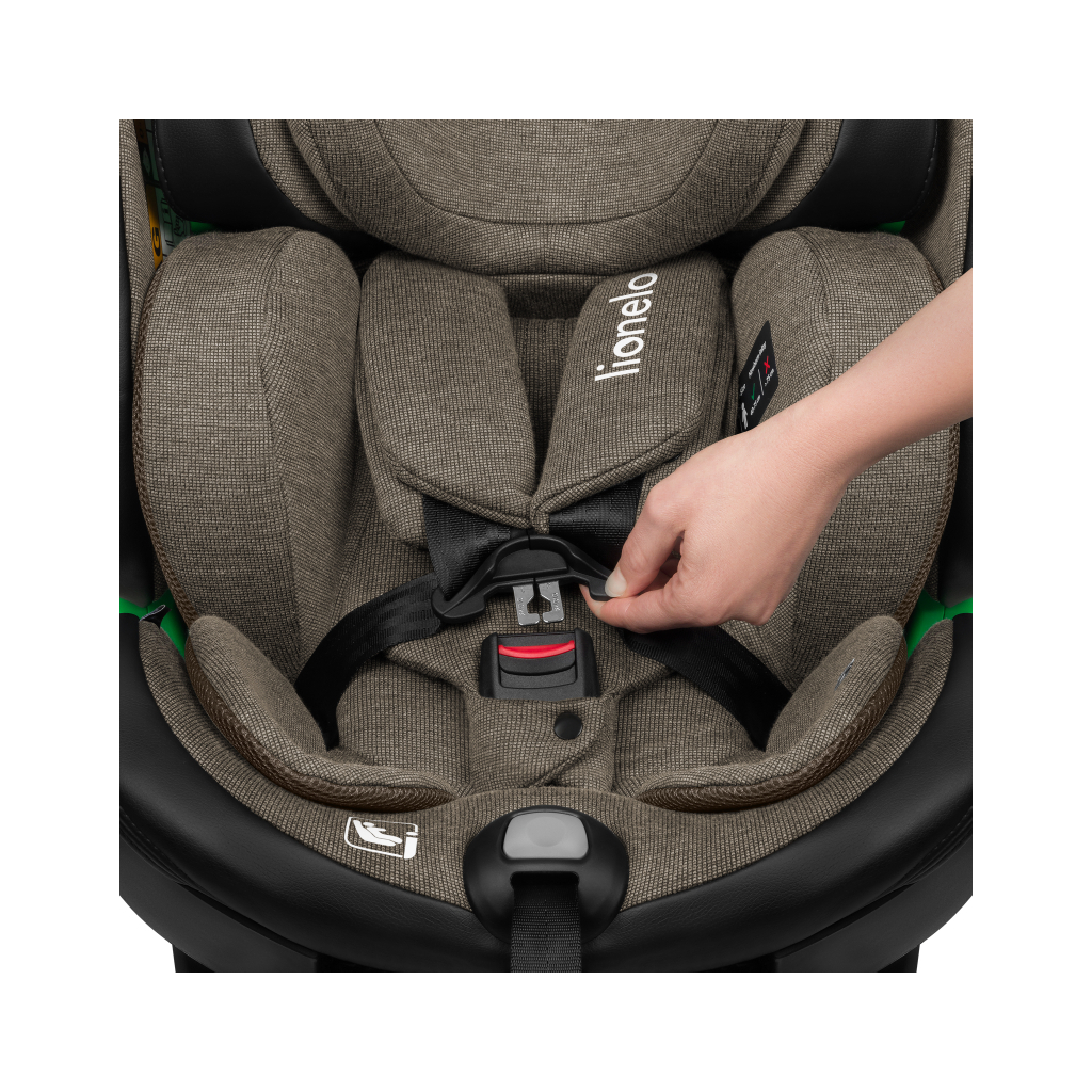 Автокрісло Lionelo Harmony I-Size Green Olive Leather (LO-HARMONY I-SIZE GREEN OLIVE LEATHER) - зображення 10