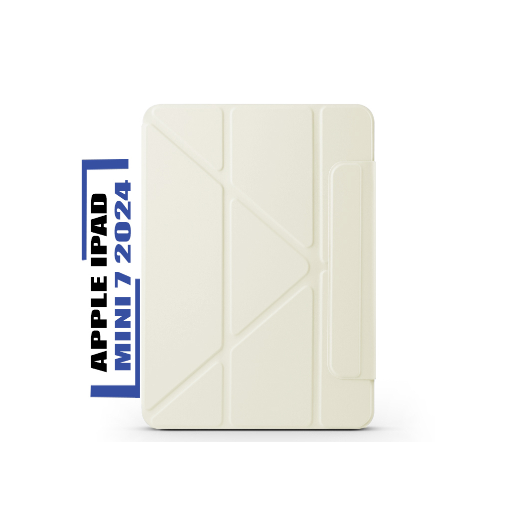 Чохол до планшета BeCover Ultra Slim Origami Magnetic Apple iPad Mini 7 2024 Beige (712948) - зображення 1