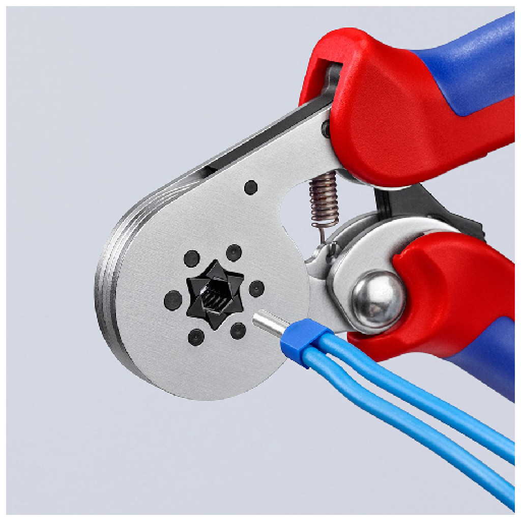 Затиск для клем KNIPEX для контактних гільз, шестигранний обжим (97 55 14) - зображення 5