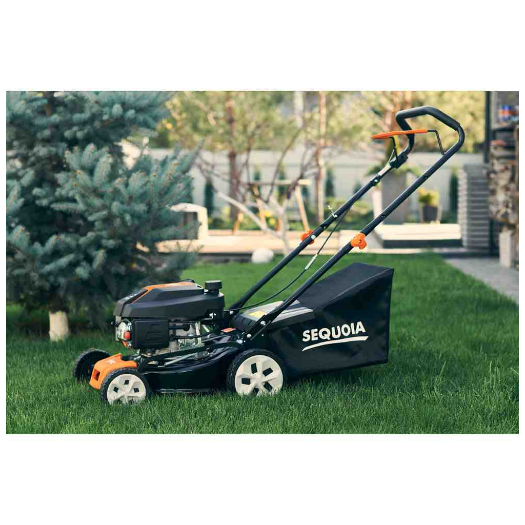 Газонокосарка SEQUOIA бензинова, несамоходна, 2.0 кВт, 40 см, 25-75 мм, 45 л. (SPLM4000) - зображення 9