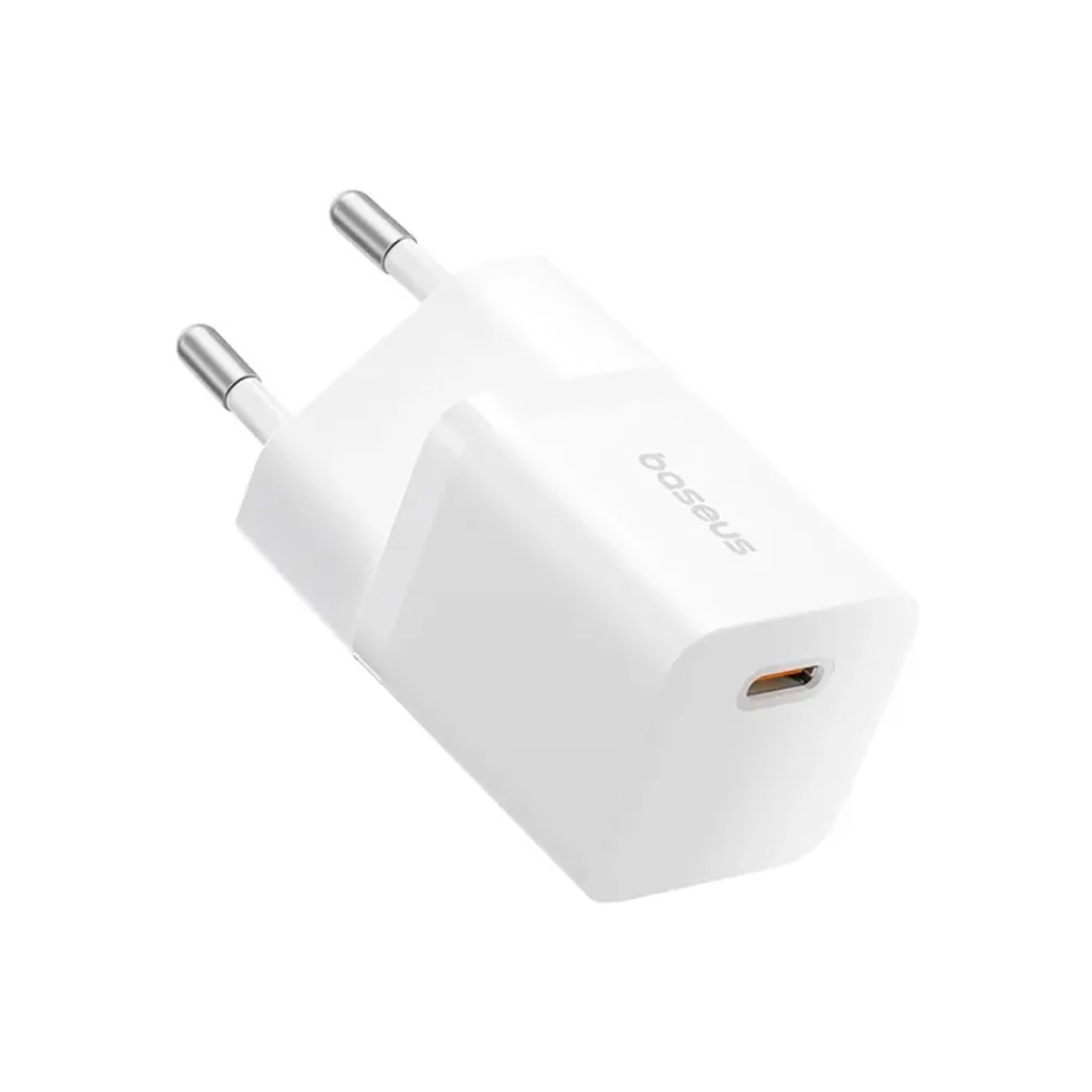 Зарядний пристрій Baseus GaN5 Fast Charger USB-C 25W + Cable Type-C 100W white (P10110909213-01) - зображення 4