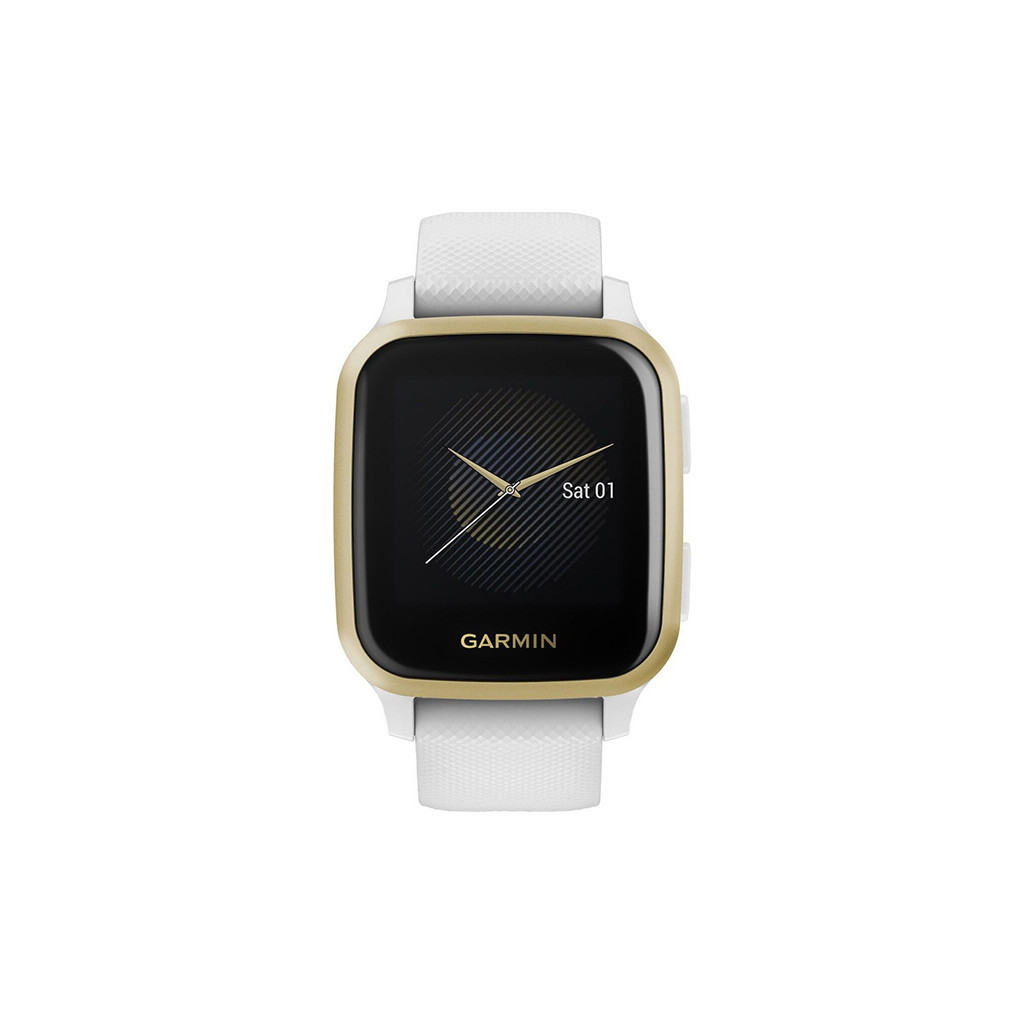 Смарт-годинник Garmin Venu Sq, White/Light Gold (010-02427-11) - зображення 2