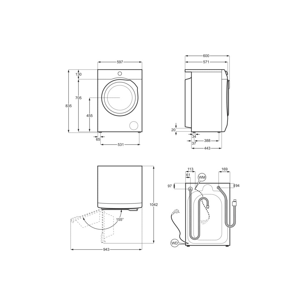 Пральна машина Electrolux EW7W4492U - зображення 4