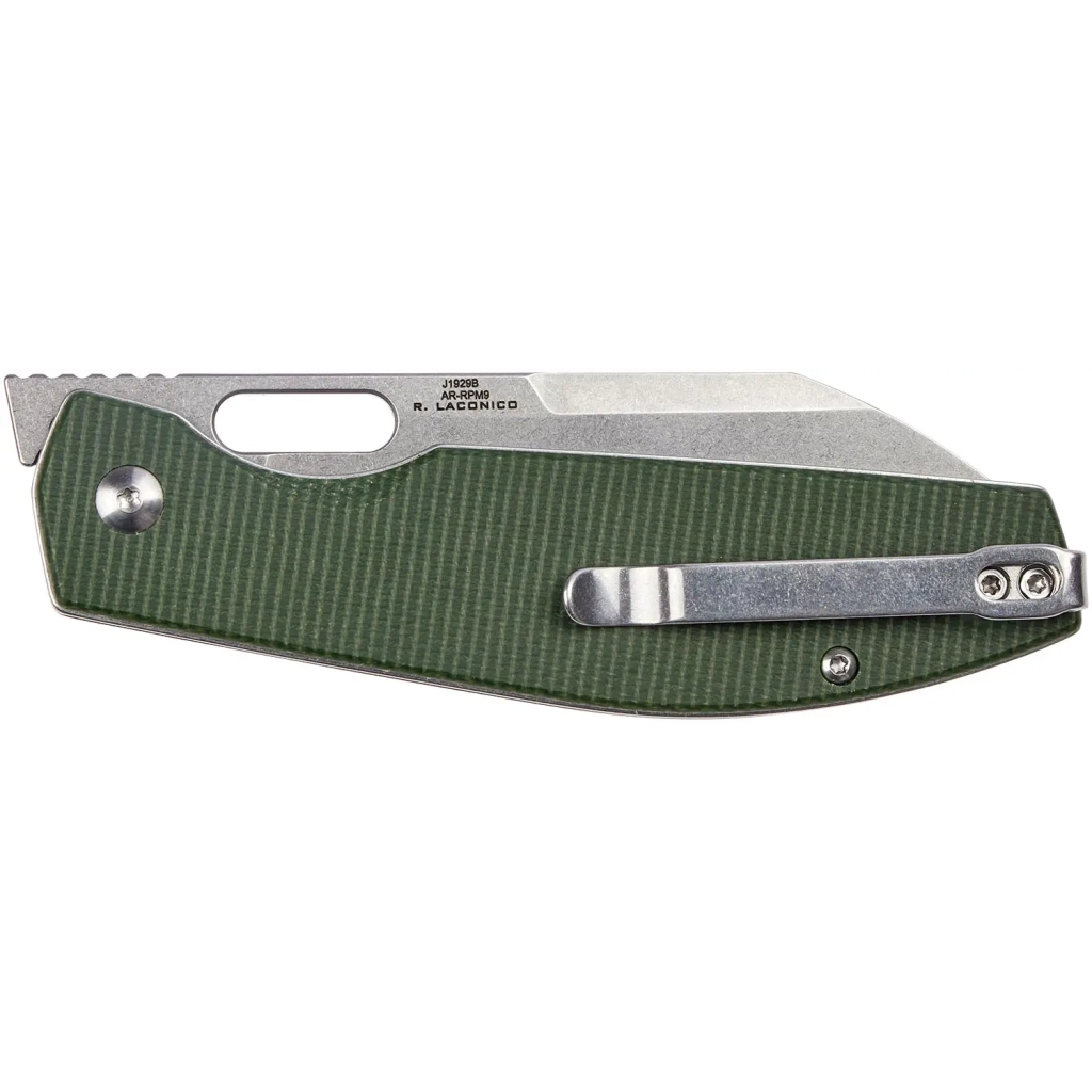 Ніж CJRB Ekko BB Micarta Green (J1929B-MGN) - зображення 4