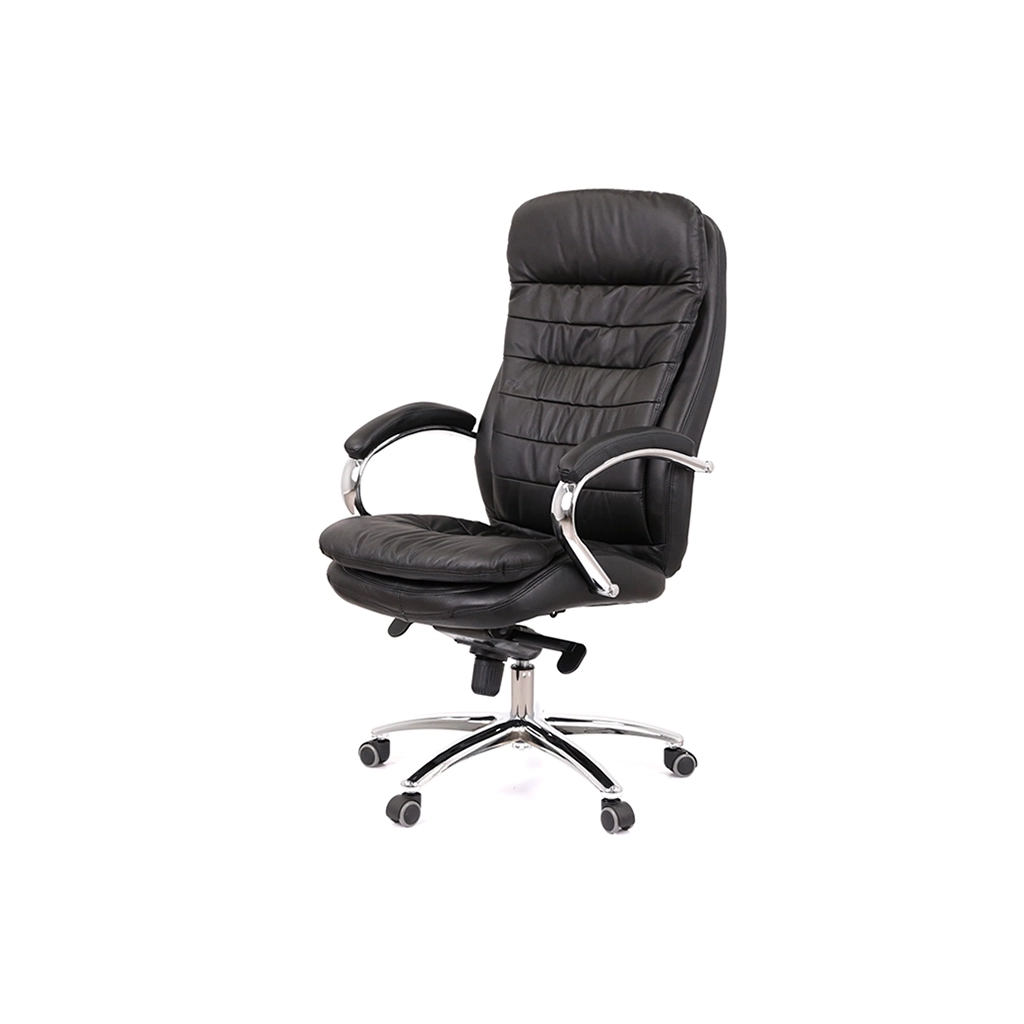 Офісне крісло Аклас Валенсія MB XY-7340 Чорний (Шкіра LC-A) (00119684) - зображення 1