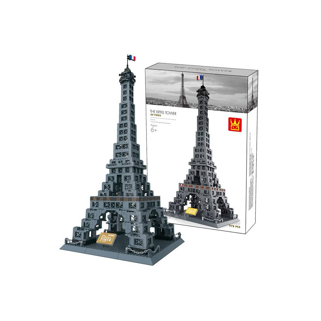 Конструктор Wange Ейфелева вежа, Париж, Франція (WNG-Tour-Eiffel) - зображення 5