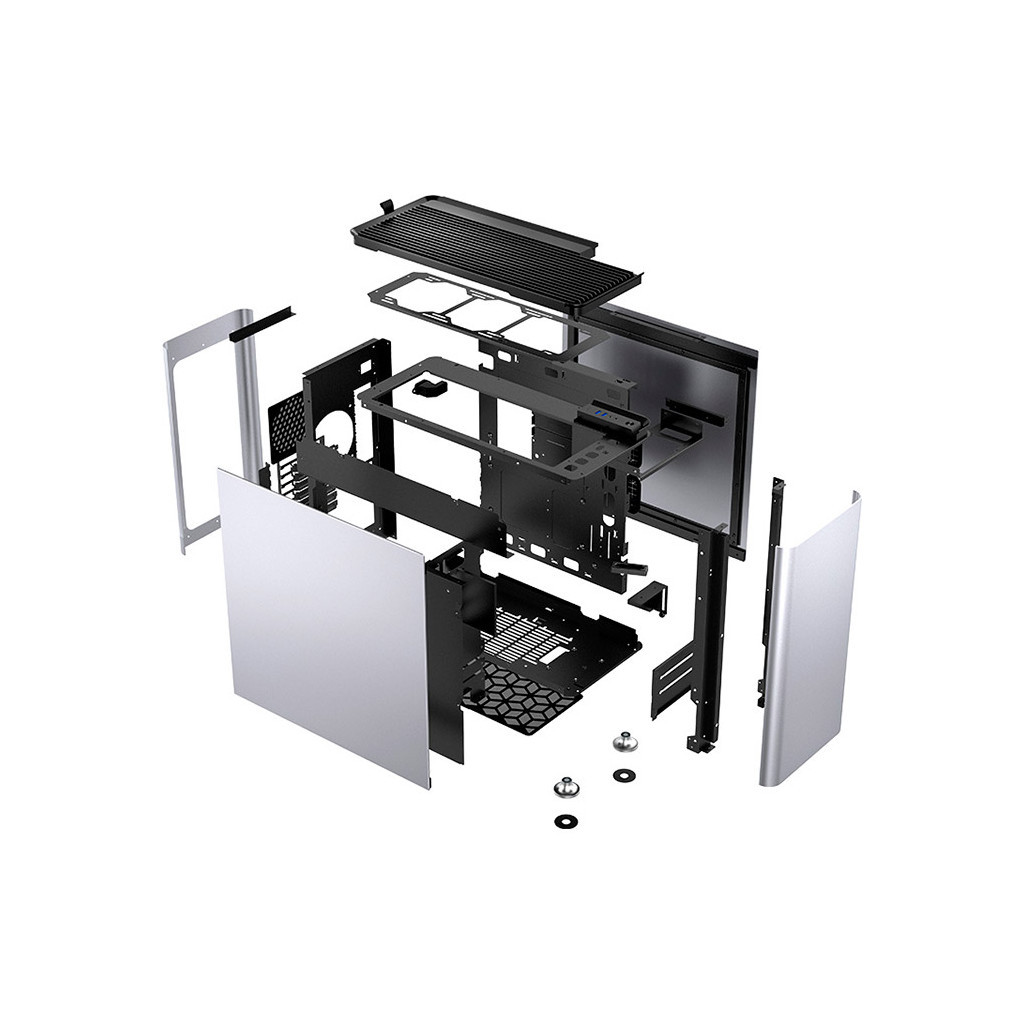 Корпус для ПК Jonsplus i400-A Aluminum Silver (i400-A Silver) - зображення 12