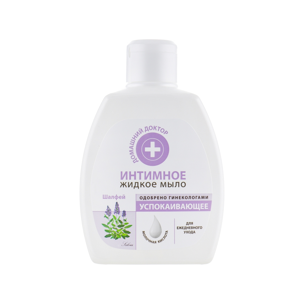 Мило для інтимної гігієни Домашній Доктор Заспокійливе 200 мл (4823015935602) - зображення 2