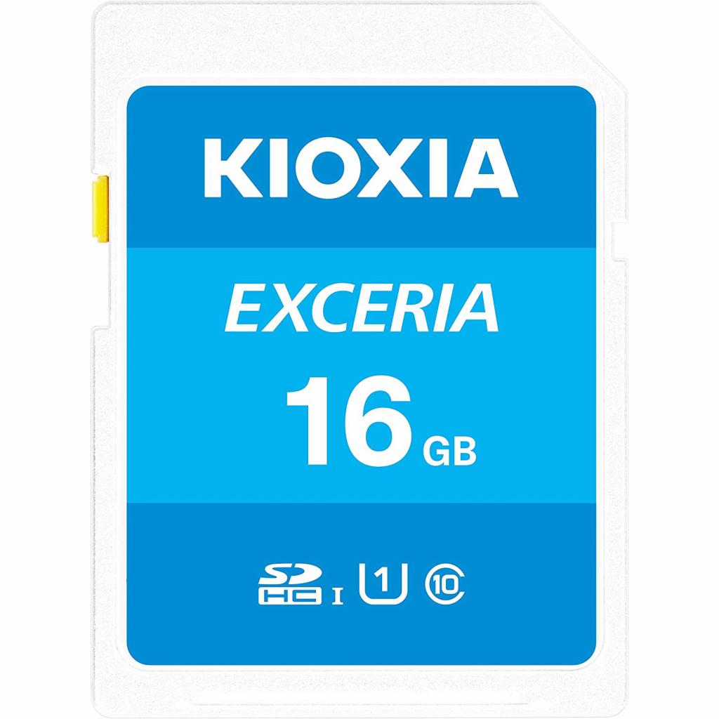 Карта пам'яті Kioxia 16GB SDHC class 10 UHS-1 Exceria (LNEX1L016GG4) - зображення 1