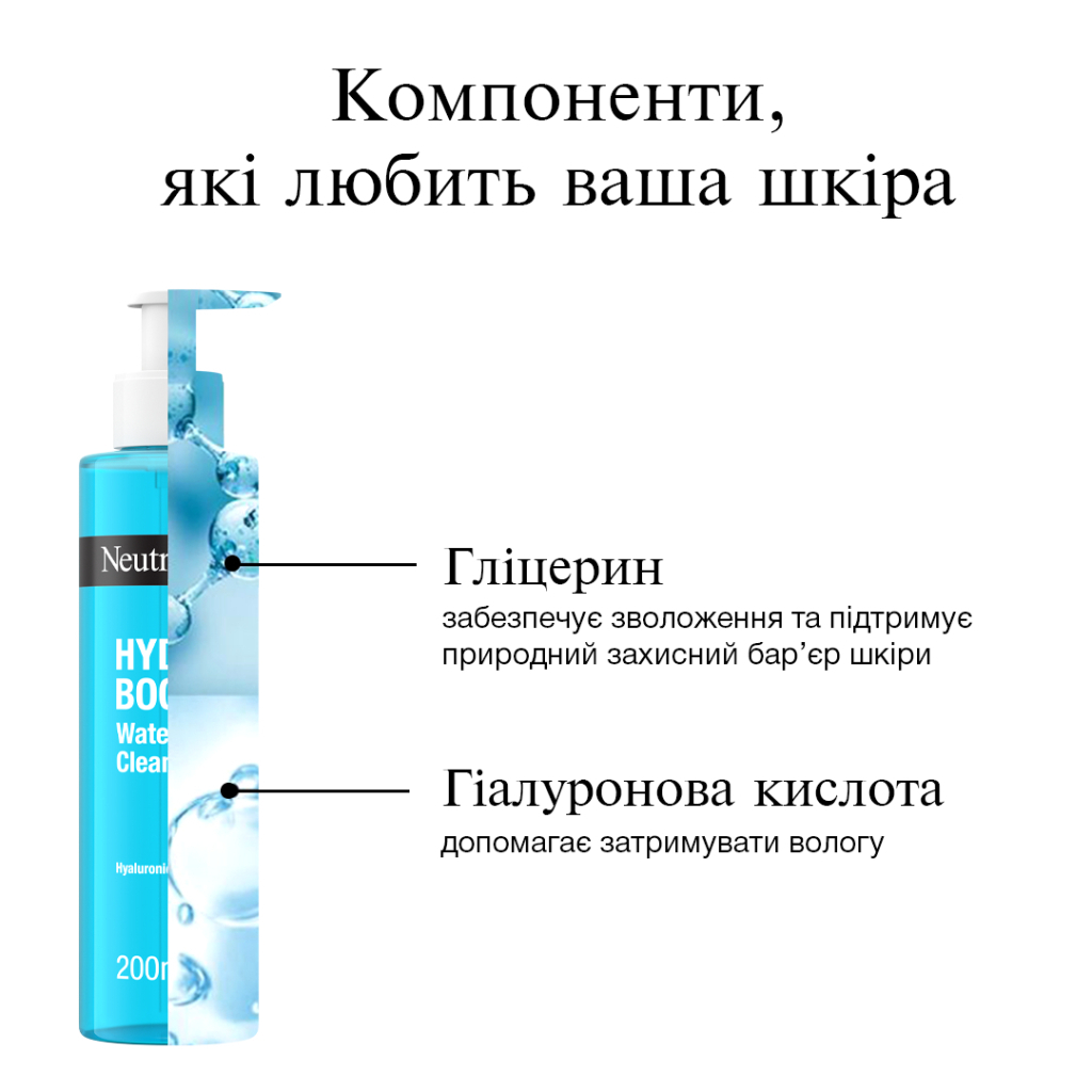 Гель для вмивання Neutrogena Hydro Boost 200 мл (3574661288345) - изображение 4
