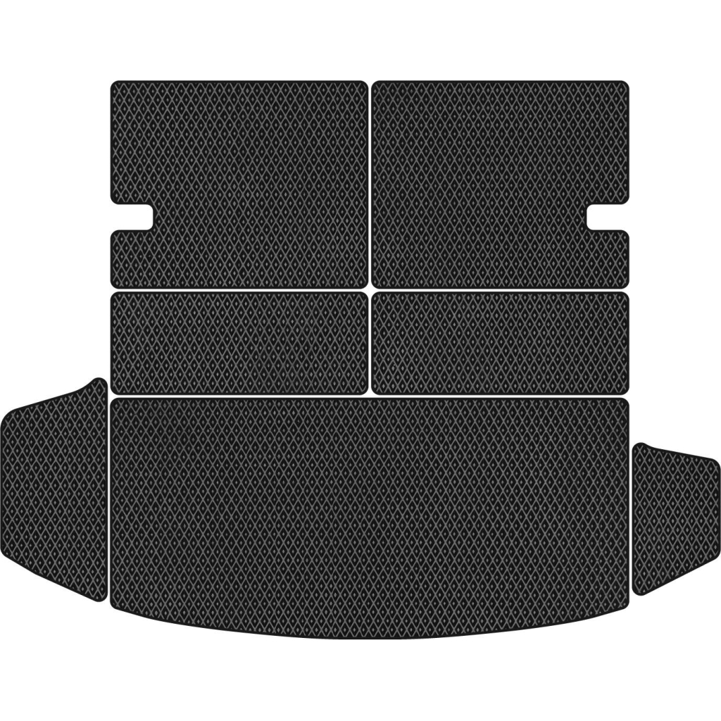 Килимок в багажник EVAtech Skoda Kodiaq Restyling 7 seats 2021+ SUV EU (SK42079BE7RBB) - зображення 1