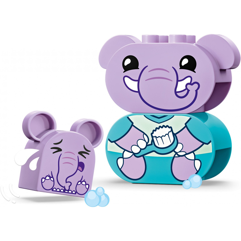 Конструктор LEGO DUPLO My First Повсякденні процедури: Час приймати ванну 15 деталей (10413) - зображення 4