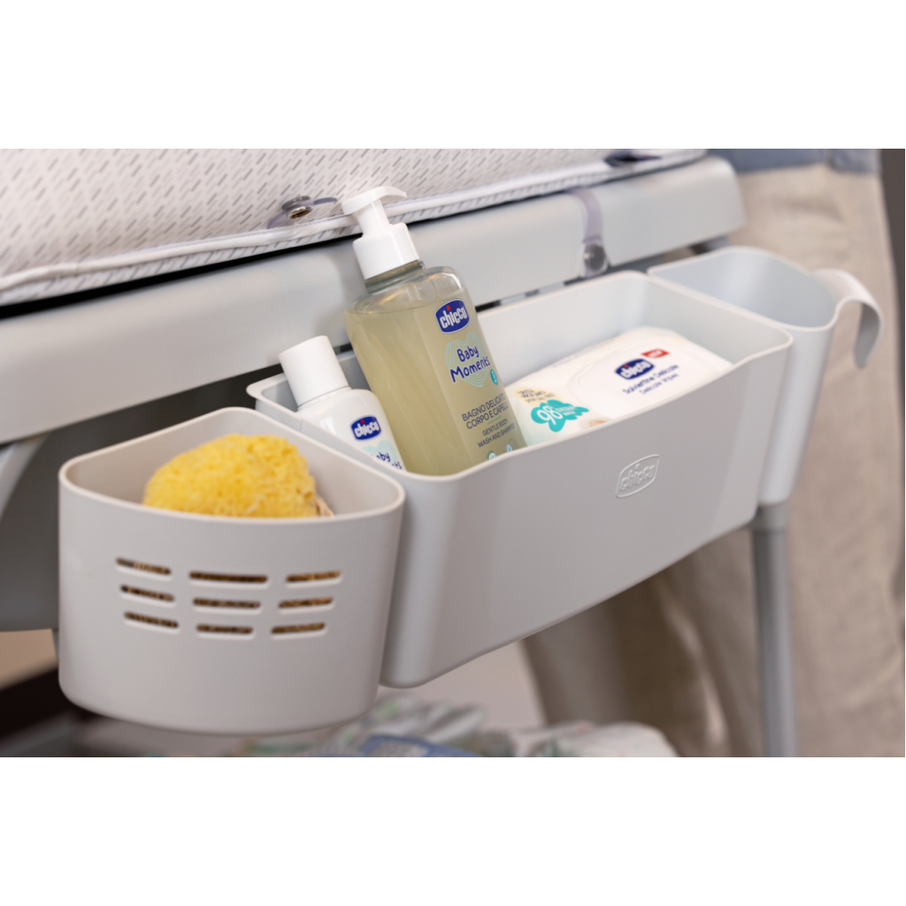 Ванночка Chicco з сповивальним столиком Cuddle & Bubble Сіро-білий (79348.39) - зображення 8