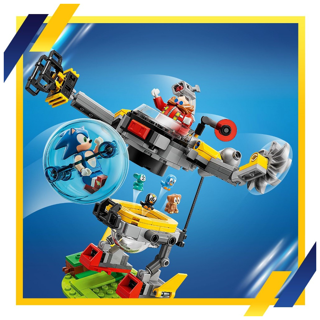 Конструктор LEGO Sonic the Hedgehog Змагання петлі Соніка на зеленому пагорбі 802 деталі (76994) - зображення 7