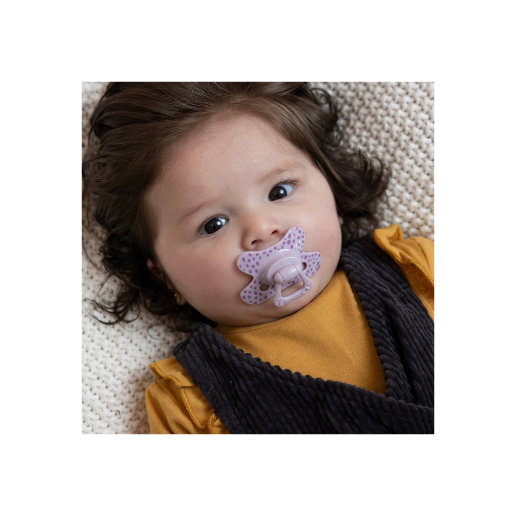 Пустушка Difrax Natural, 6+ міс (127 Lilac_dots) - зображення 2