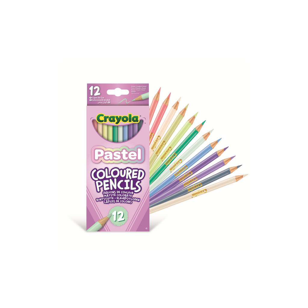 Олівці кольорові Crayola пастельні 12 шт (68-3366) - изображение 3